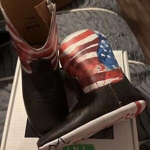 Tin Haul Toddler Stars and Stripes Cowboy Boots